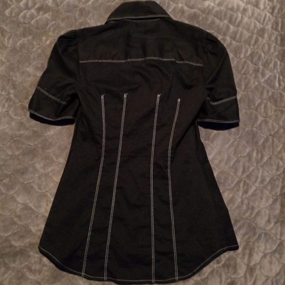 Bebe button down top! - Picture 3 of 3